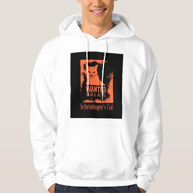 Sweat - shirt à capuche Recherché de chat de Schrö (Devant)