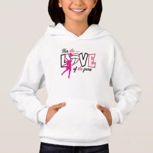 Sweat - shirt à capuche ROSE DES FILLES DE Volley-