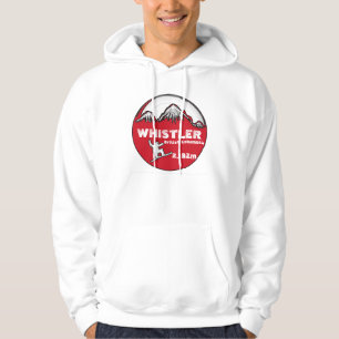 Sweat - shirt à capuche rouge de types de panneau