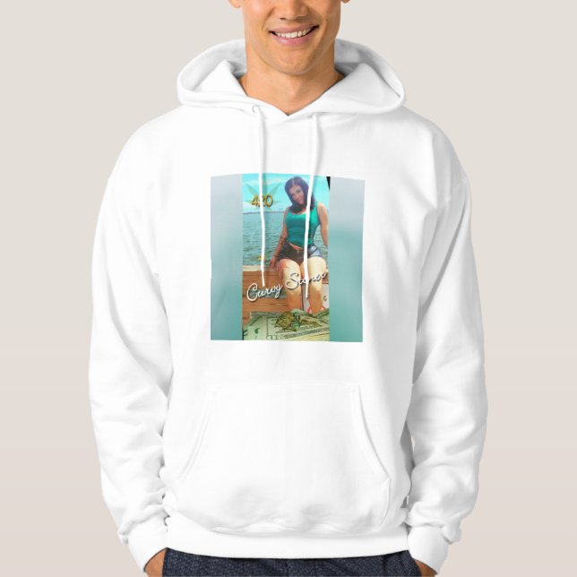 Sweat - shirt à capuche sinueux de dénoyauteur (Devant)
