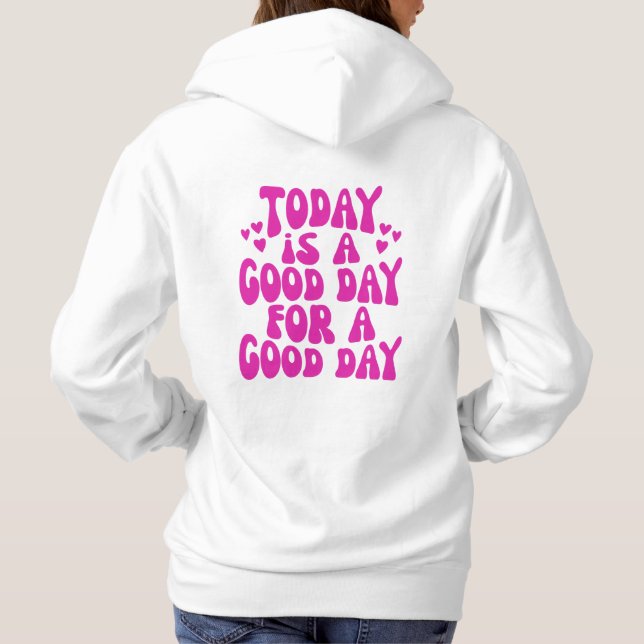 Sweat - shirt à capuche surdimensionné pour Hippie (Dos)