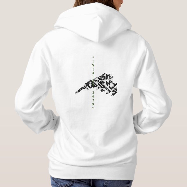 sweat - shirt à capuche T-shirt "White Long Sleeve (Dos)