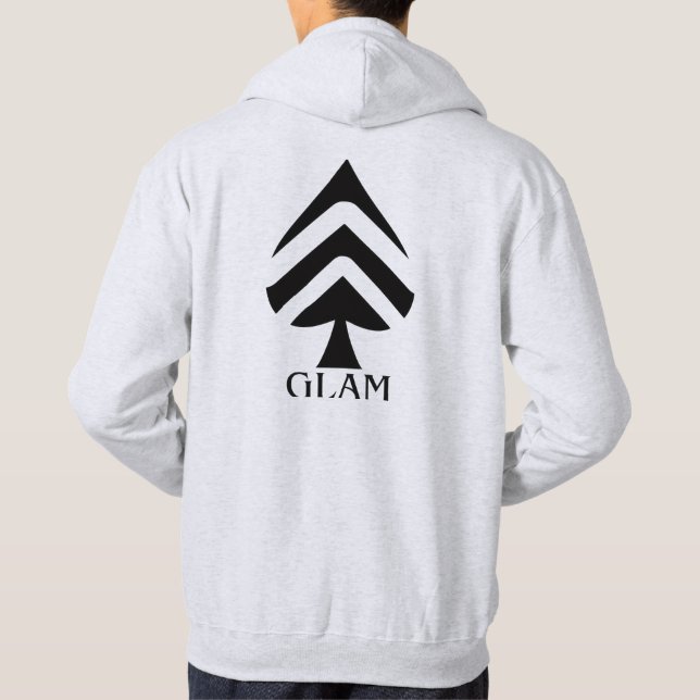 Sweat - shirt à capuche tendance au style unique (Dos)