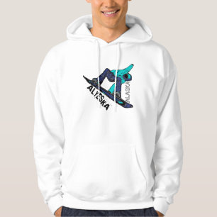 Sweat - shirt à capuche turquoise de types de sur