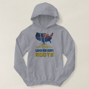 Sweat - shirt à capuche ukrainien américain des ra