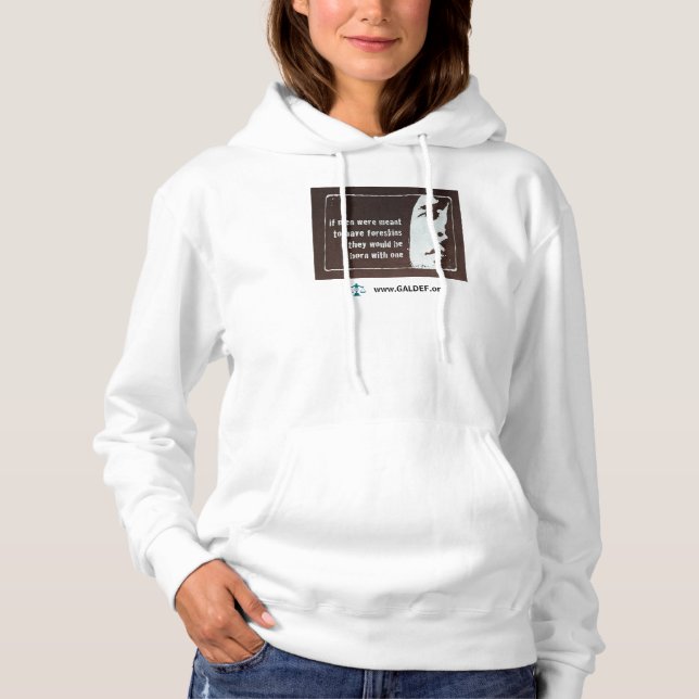 Sweat - shirt à capuche Unisex - Si l'intention ét (Devant)