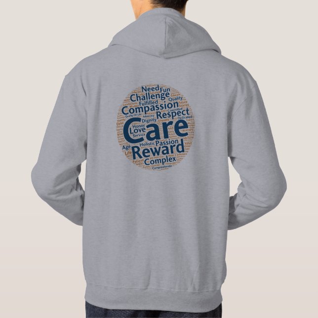 Sweat - shirt à capuche unisexe de #IAmGeriatrics (Dos)