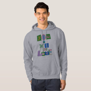 Sweat - shirt à capuche valentine's day pour cadea