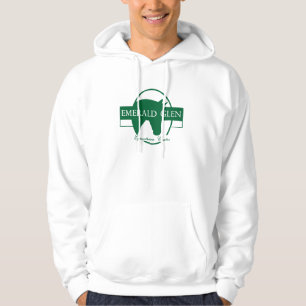 Sweat - shirt à capuche vert de gorge