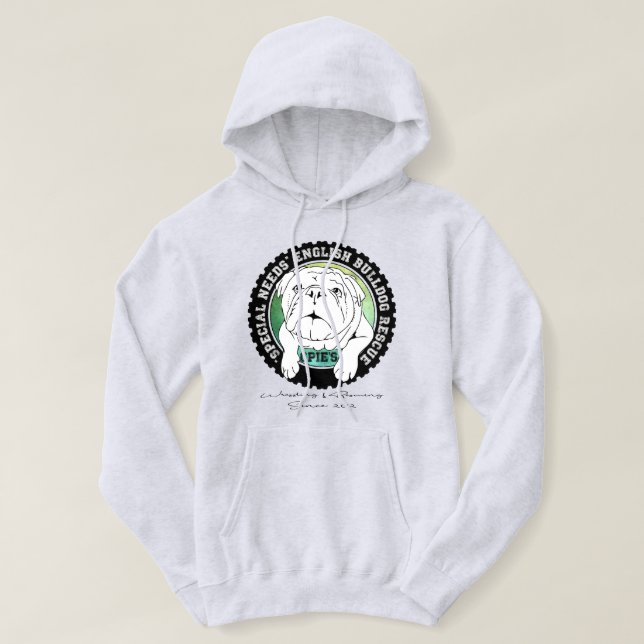 Sweat - shirt à capuche vif de base d'encre de (Design devant)