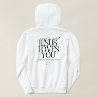Sweat - shirt à capuche White Good News