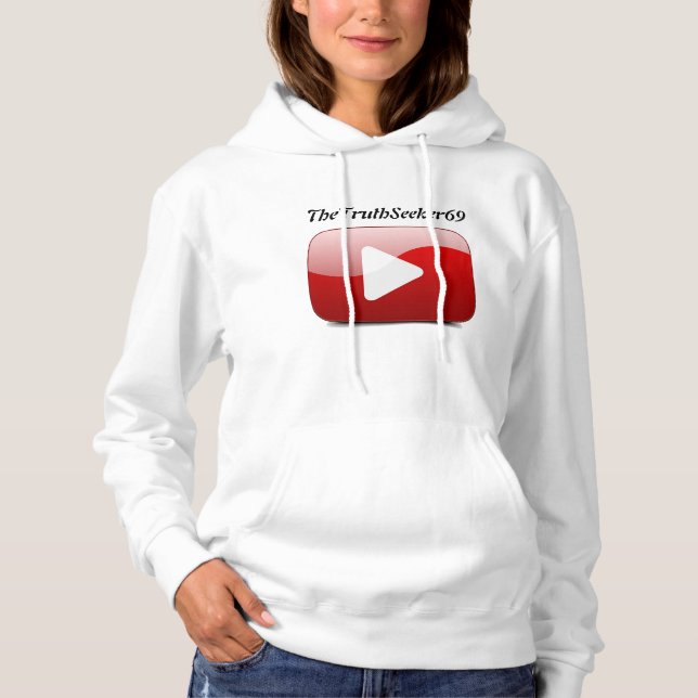 sweat - shirt à capuche youtube (Devant)