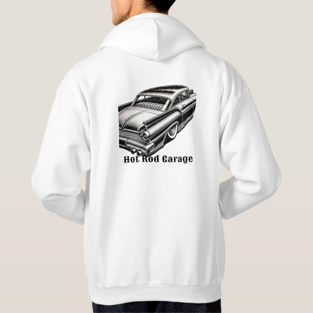 Sweat - shirts à capuche de garage Hot Rod (Dos)