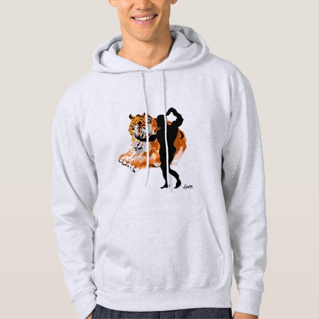 Sweat - shirts à capuche : Tigres à l'intérieur (Devant)