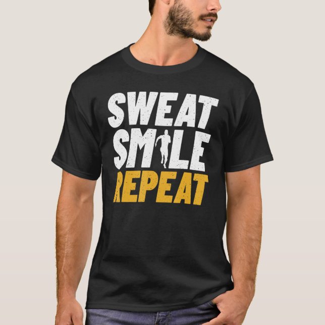 Sweat Smile Repeat Marathon Runner (Devant)