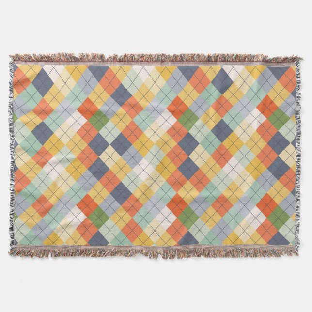 Sweater Background 2 Throw Blanket (Front)