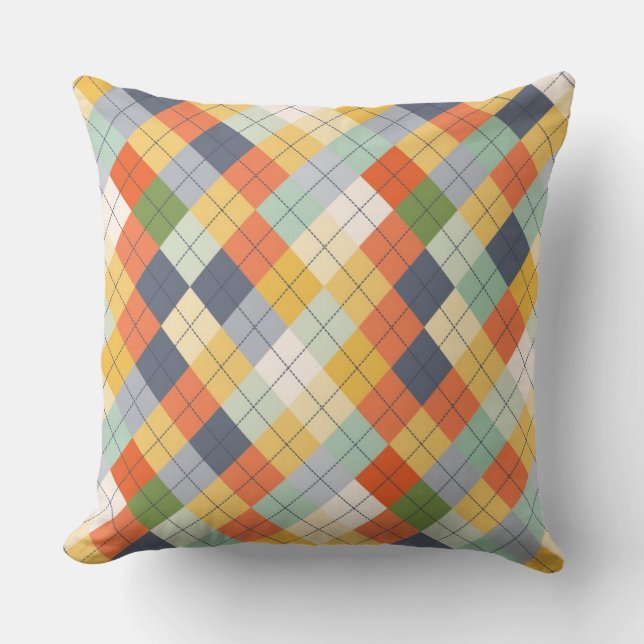 Sweater Background 2 Throw Pillow (Front)