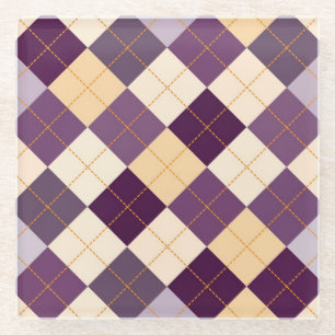 Sweater Background Glass Coaster