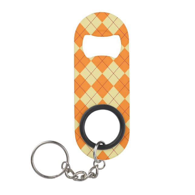 Sweater Background Keychain Bottle Opener (Front)