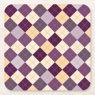 Sweater Background Square Paper Coaster