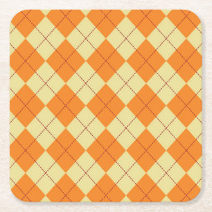 Sweater Background Square Paper Coaster