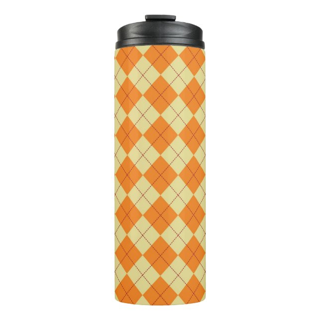 Sweater Background Thermal Tumbler (Front)