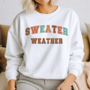 Sweater Météo tendance Sweatshirt de Varsity Autom
