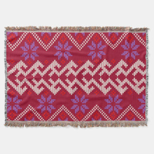 Sweater Texture 2 Throw Blanket