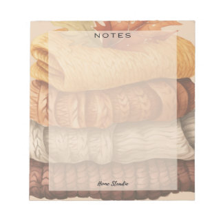 Sweater Weather Blank Notepad