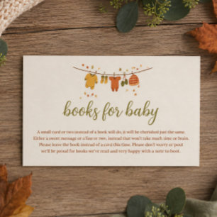 Sweater Weather Boho Autumn Books for Baby Card