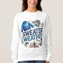 Sweater Weather Cozy Winter Snowflake