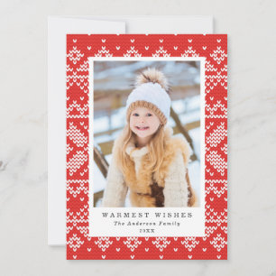 Sweater Weather   Holiday Photo Card
