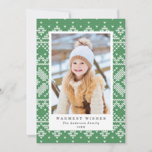 Sweater Weather   Holiday Photo Card