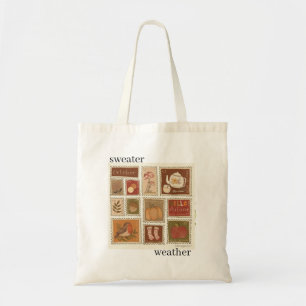 sweater weather tote bag