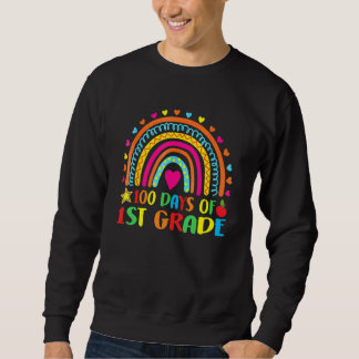Sweatshirt 100 Jours De 1Ere Classe Leopard Arc-En-Ciel 100Èm