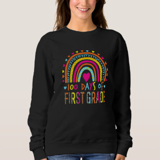 Sweatshirt 100 Jours De Première Classe Leopard Arc-en-ciel 1