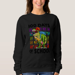 Sweatshirt 100 Jours D'école Dinosaure rex Enfants Plus Intel