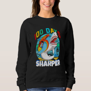 Sweatshirt 100 Jours D'École Étudiants De Requins École Virtu
