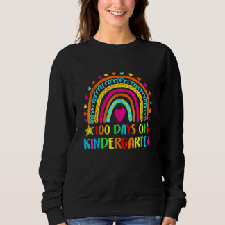 Sweatshirt 100 jours d'enseignant d'école maternelle plus int