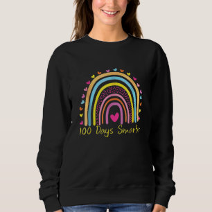 Sweatshirt 100e jour d'école enseignant 100 jours plus intell