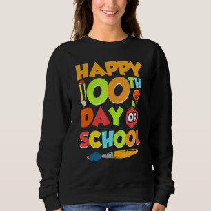 Sweatshirt 100e jour d'école Professeur 100 jours plus intell