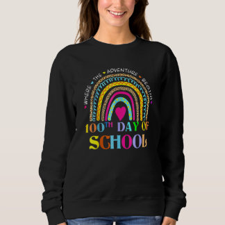 Sweatshirt 100ème Jour De L'École Enseignant 100 Jours Smarte