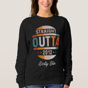 Sweatshirt 10e anniversaire drôle Tee - shirts Vintages droit