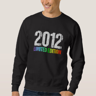 Sweatshirt 10e anniversaire garçon fille 10 ans 2012 2