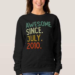 Sweatshirt 12 Ans Awesome Depuis Juillet 2010 12e Anniversair