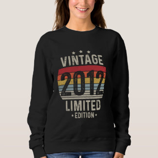 Sweatshirt 12 ans Vintage 2012 Limited Edition 12e Birt