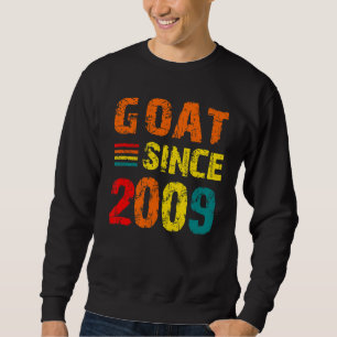 Sweatshirt 13e anniversaire 13 ans chèvre depuis 2009