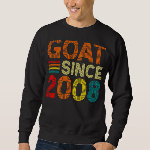 Sweatshirt 14e anniversaire 14 ans chèvre depuis 2008 1