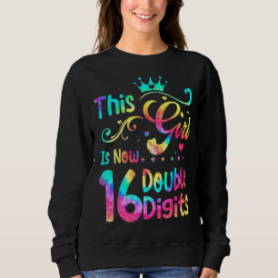 Sweatshirt 16ème anniversaire Cette fille est maintenant 16 c