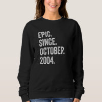 18 ans Epic depuis octobre 2004 18e anniversaire
